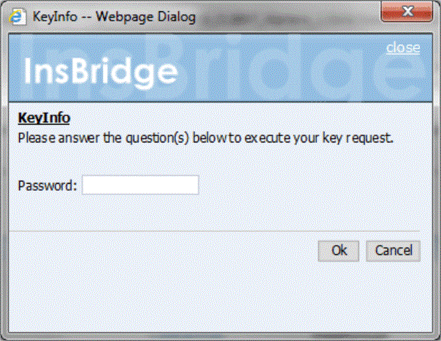 Registry Key Password
